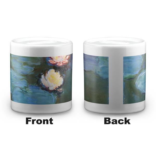 Water Lilies #2 Coin Bank - Apvl