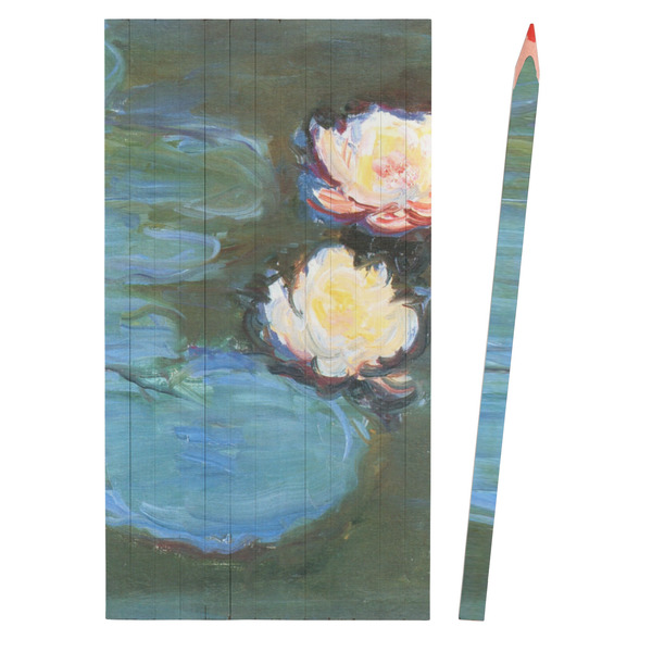 Water Lilies #2 Colored Pencils - Front View