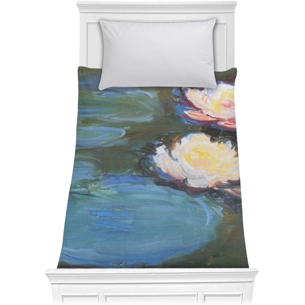 Custom Water Lilies #2 Comforter - Twin