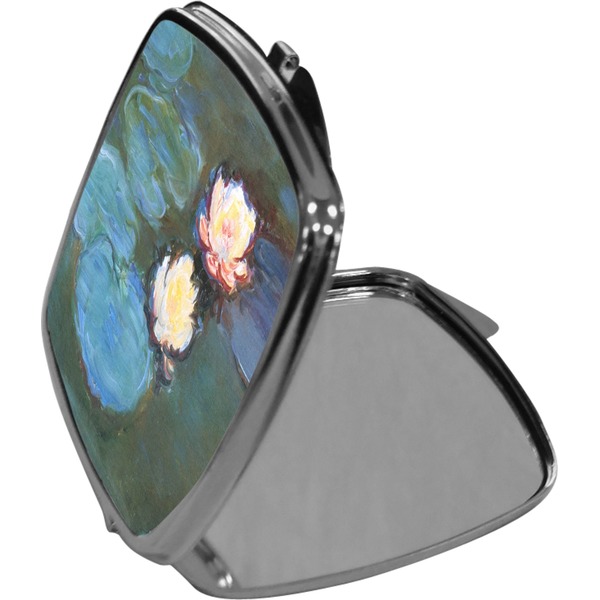 Water Lilies #2 Compact Mirror (Side View)