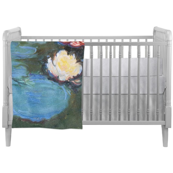 Custom Water Lilies #2 Crib Comforter / Quilt