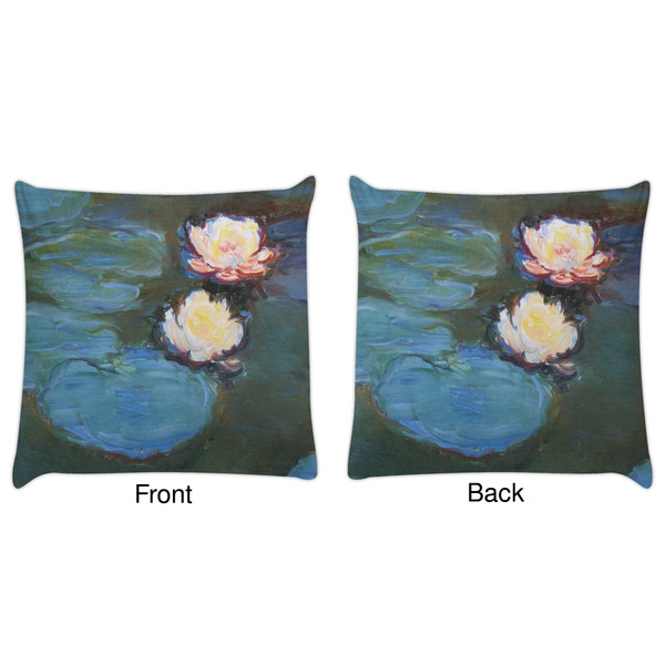Water Lilies #2 Decorative Pillow Case - Approval