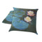 Water Lilies #2 Decorative Pillow Case - TWO