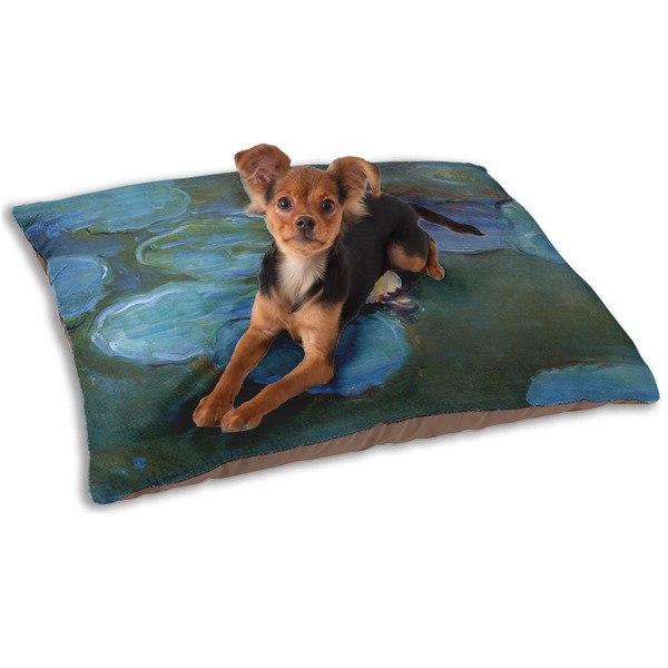 Custom Water Lilies #2 Dog Bed - Small