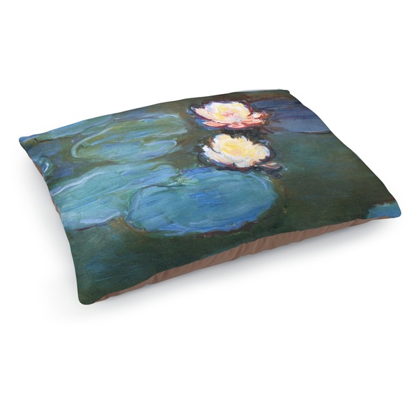 Custom Water Lilies #2 Dog Bed - Medium