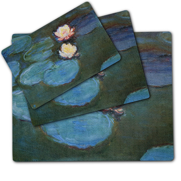 Water Lilies #2 Dog Food Mat - MAIN (sm, med, lrg)