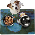 Water Lilies #2 Dog Food Mat - Medium