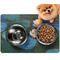 Water Lilies #2 Dog Food Mat - Small LIFESTYLE