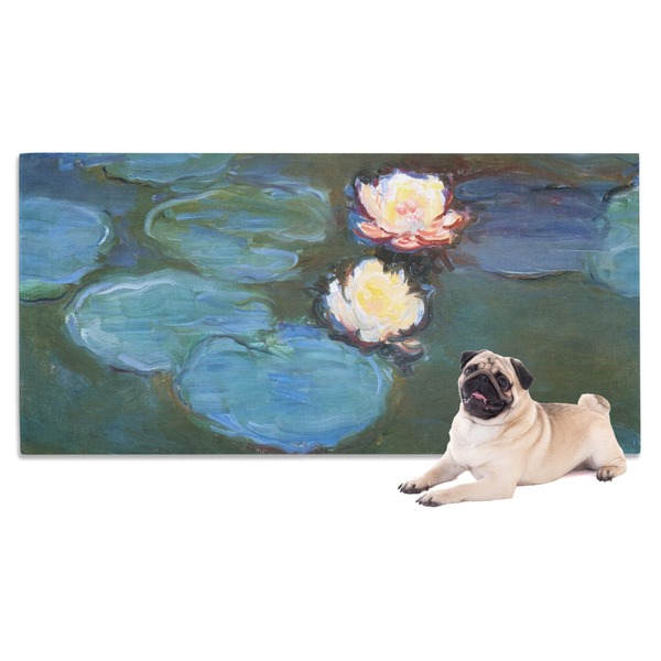 Custom Water Lilies #2 Dog Towel