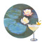Water Lilies #2 Drink Topper - Large - Single with Drink