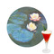Water Lilies #2 Drink Topper - Medium - Single with Drink