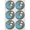 Water Lilies #2 Drink Topper - XLarge - Set of 6