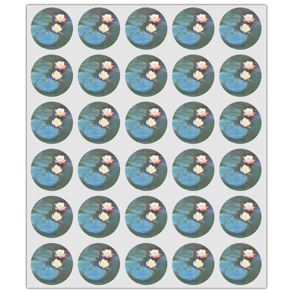 Water Lilies #2 Drink Topper - XSmall - Set of 30