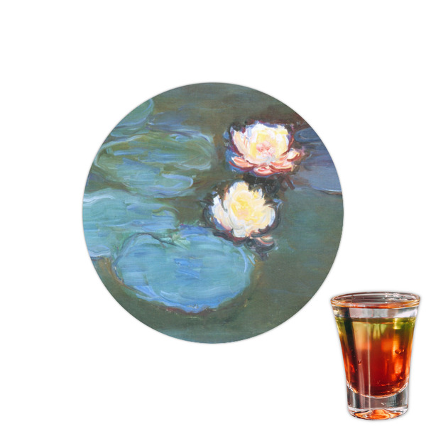 Custom Water Lilies #2 Printed Drink Topper - 1.5"