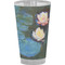 Water Lilies #2 Pint Glass - Full Color - Front View
