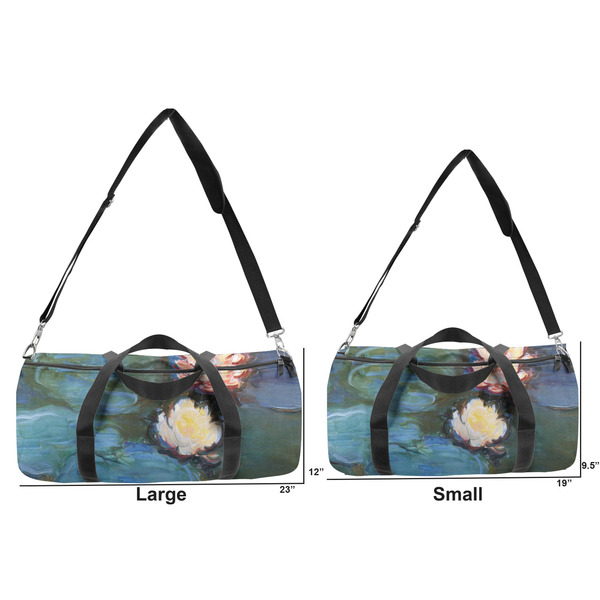 Water Lilies #2 Duffle Bag Small and Large