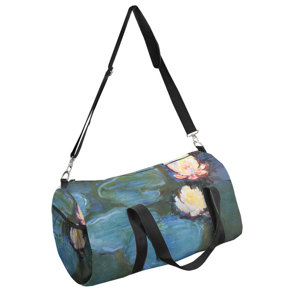 Custom Water Lilies #2 Duffel Bag - Large
