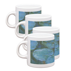 Water Lilies #2 Single Shot Espresso Cups - Set of 4
