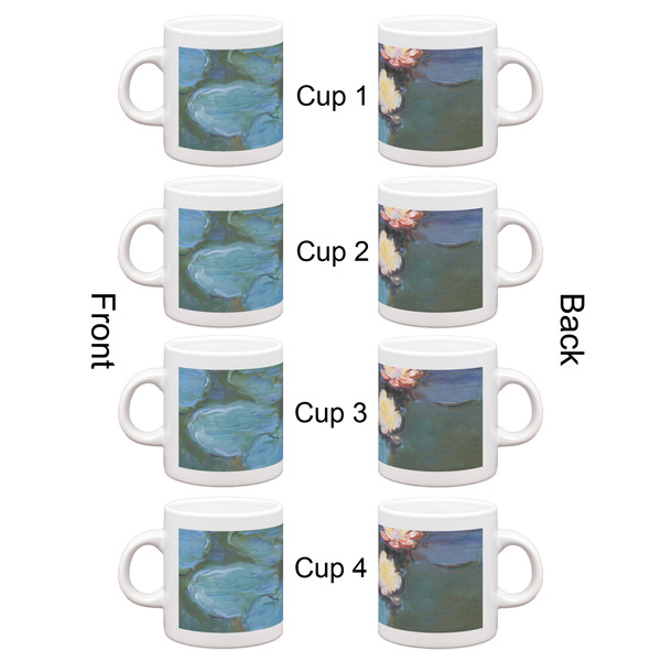Water Lilies #2 Espresso Cup Set of 4 - Apvl