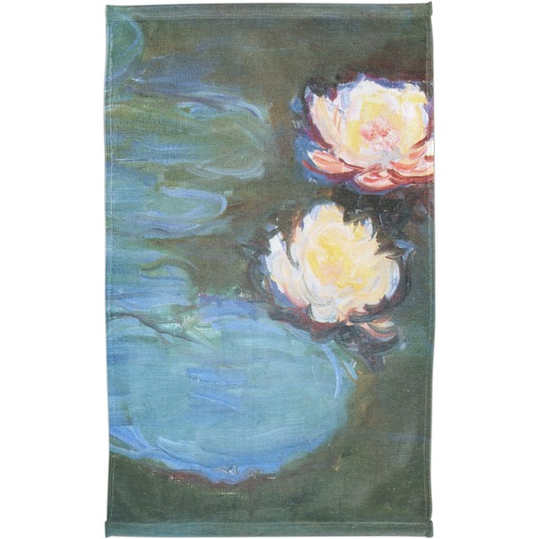 Water Lilies #2 Finger Tip Towel - Full View