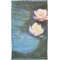Water Lilies #2 Finger Tip Towel - Full View