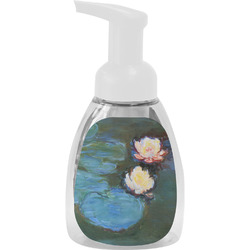 Water Lilies #2 Foam Soap Bottle - White