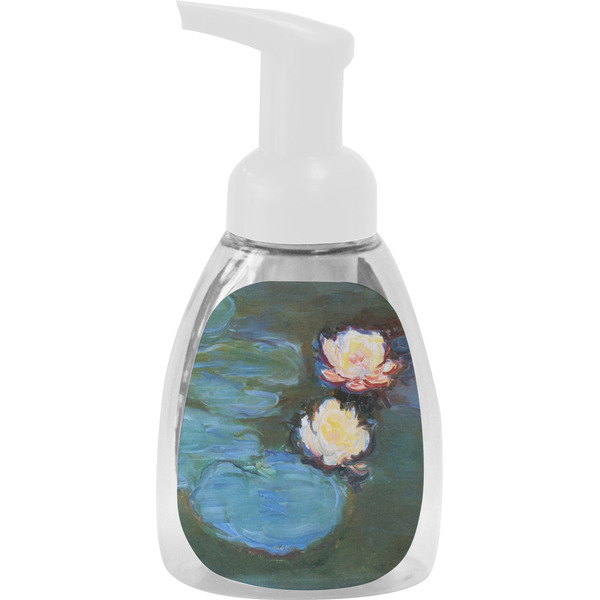 Custom Water Lilies #2 Foam Soap Bottle - White