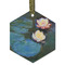 Water Lilies #2 Frosted Glass Ornament - Hexagon