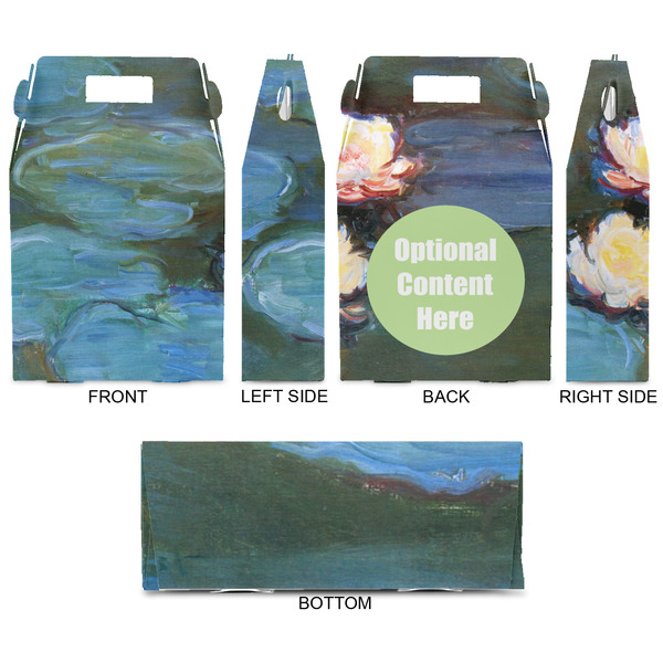 Water Lilies #2 Gable Favor Box - Approval