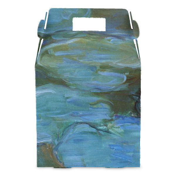Water Lilies #2 Gable Favor Box - Front