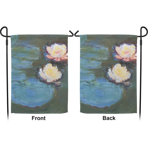 Water Lilies #2 Garden Flag - Double Sided Front and Back