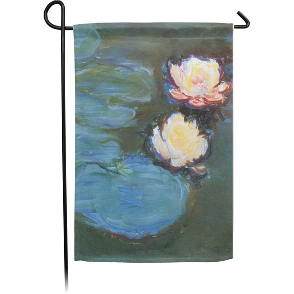 Custom Water Lilies #2 Small Garden Flag - Single Sided