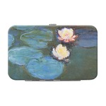 Water Lilies #2 Genuine Leather Small Framed Wallet