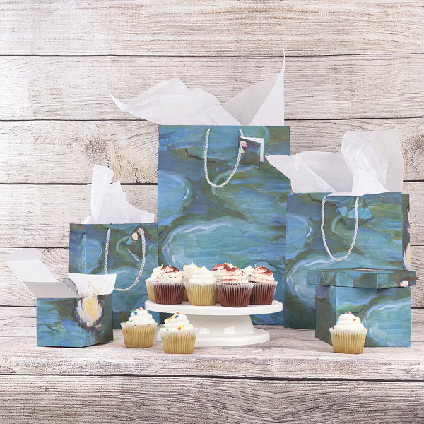 Water Lilies #2 Gift Bags - In Context