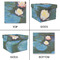 Water Lilies #2 Gift Boxes with Lid - Canvas Wrapped - Medium - Approval