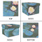 Water Lilies #2 Gift Boxes with Lid - Canvas Wrapped - Small - Approval