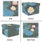 Water Lilies #2 Gift Boxes with Lid - Canvas Wrapped - X-Large - Approval