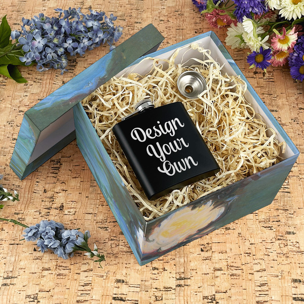 Water Lilies #2 Gift Boxes with Lid - Canvas Wrapped - X-Large - In Context