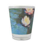 Water Lilies #2 Glass Shot Glass - 1.5 oz - Set of 4