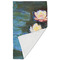 Water Lilies #2 Golf Towel - Folded (Large)