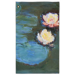 Water Lilies #2 Golf Towel - Poly-Cotton Blend