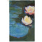 Water Lilies #2 Golf Towel (Personalized) - APPROVAL (Small Full Print)