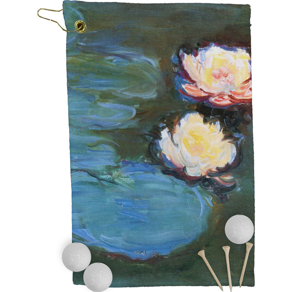 Water Lilies #2 Golf Towel (Personalized)