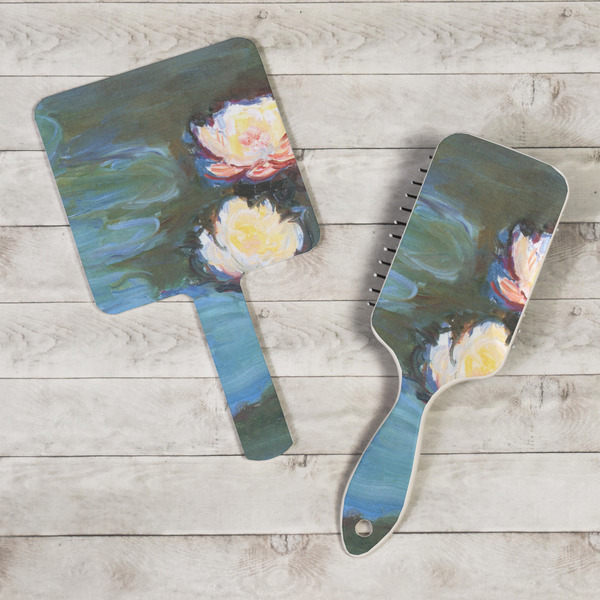 Water Lilies #2 Hand Mirrors - In Context