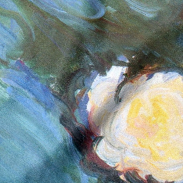 Water Lilies #2 Hooded Baby Towel- Detail Close Up