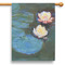 Water Lilies #2 28" House Flag - Single Sided