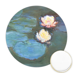 Water Lilies #2 Printed Cookie Topper - Round