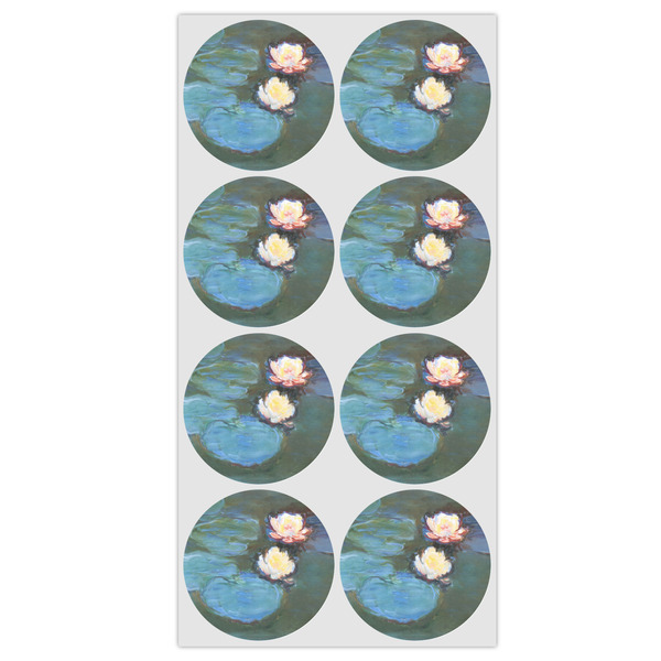 Water Lilies #2 Icing Circle - Medium - Set of 8