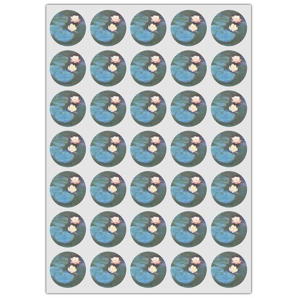 Water Lilies #2 Icing Circle - XSmall - Set of 35