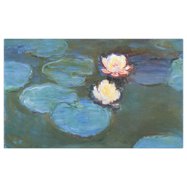 Water Lilies #2 Indoor / Outdoor Rug - 3'x5' - Front Flat